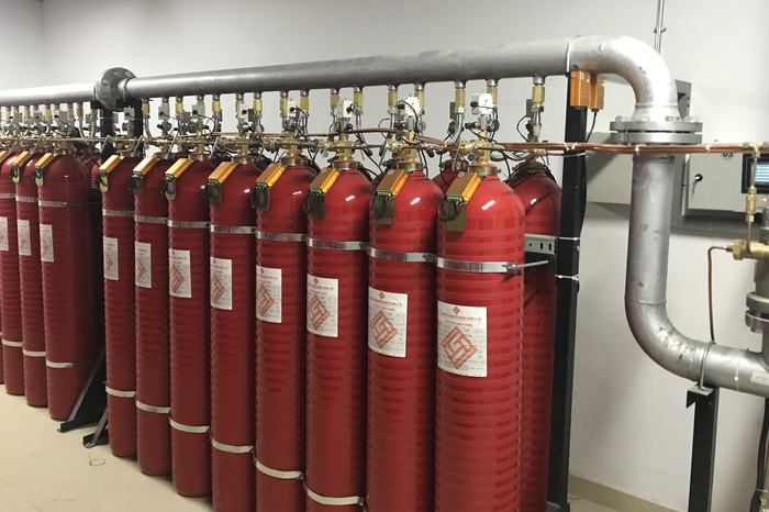 管道消防用IG541气瓶防爆预警装置